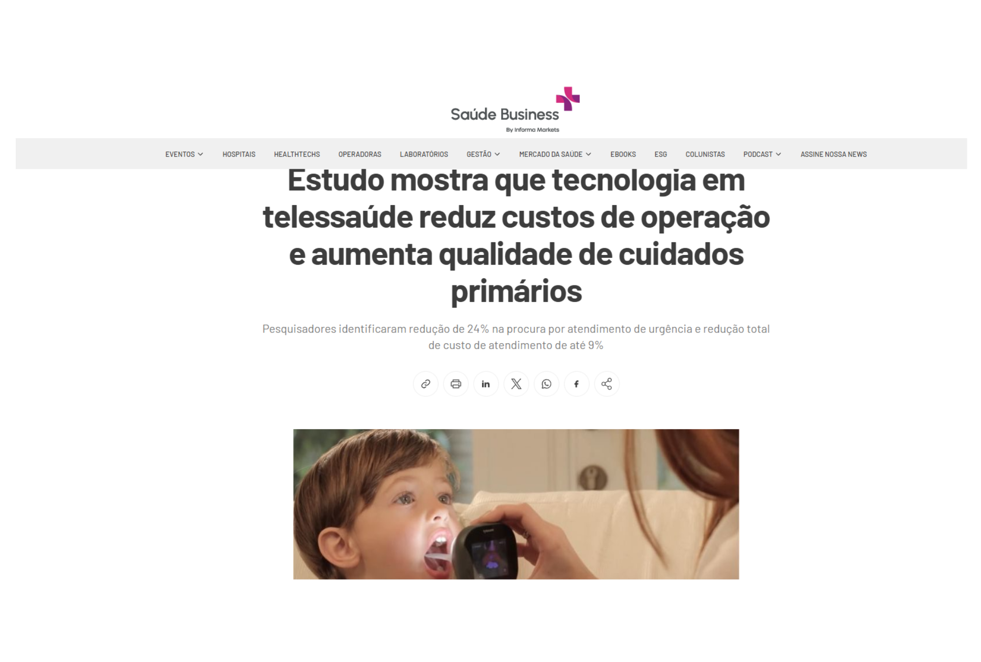 Publicação de cliente na imprensa 5